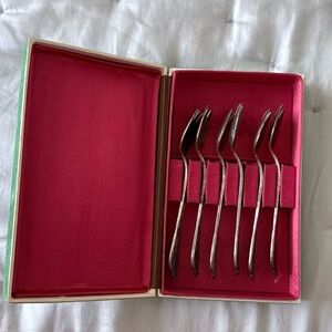 Elegant Silver Fork Set